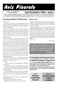 Notiziario Soci Maggio 2001