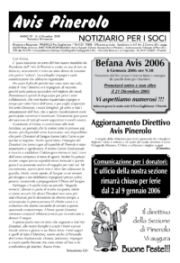 Notiziario Soci Dicembre 2005