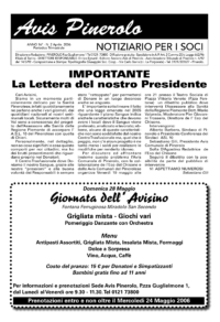 Notiziario Soci Aprile 2006