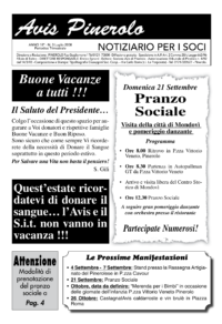 Notiziario Soci Luglio 2008