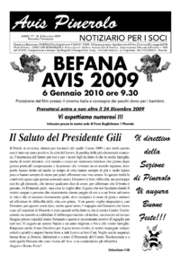 Notiziario Soci Dicembre 2009