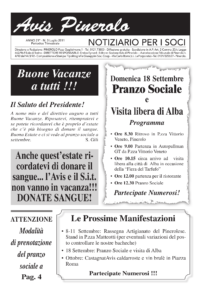 Notiziario Soci Luglio 2011