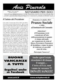 Notiziario Soci Luglio 2013