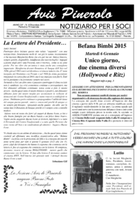 Notiziario Soci Dicembre 2014